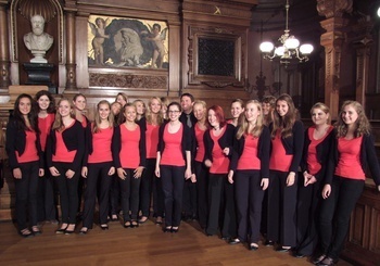 Kammerchor bei der Fernsehaufzeichnung